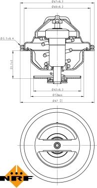 NRF 725188 - Termostat, soyuducu www.furqanavto.az