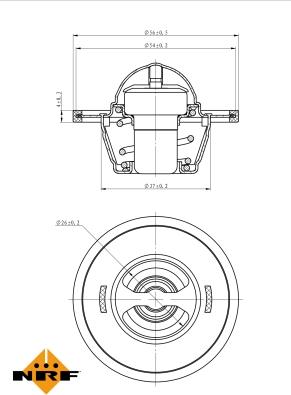 NRF 725135 - Termostat, soyuducu furqanavto.az