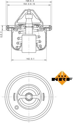 NRF 725208 - Termostat, soyuducu www.furqanavto.az