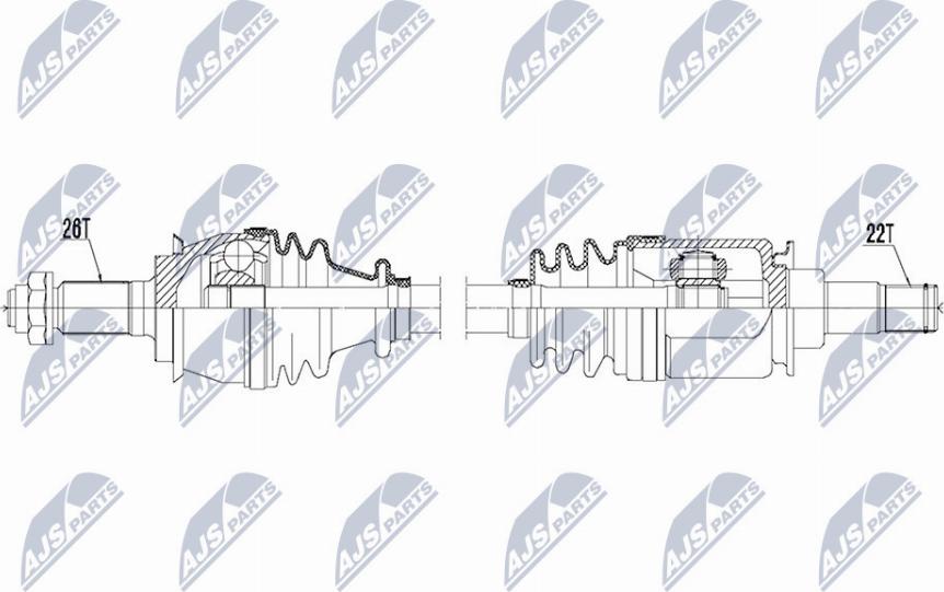 NTY NPW-BM-119 - Sürücü mili furqanavto.az