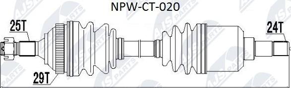 NTY NPW-CT-020 - Sürücü mili furqanavto.az
