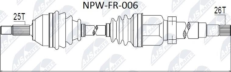 NTY NPW-FR-006 - Sürücü mili furqanavto.az