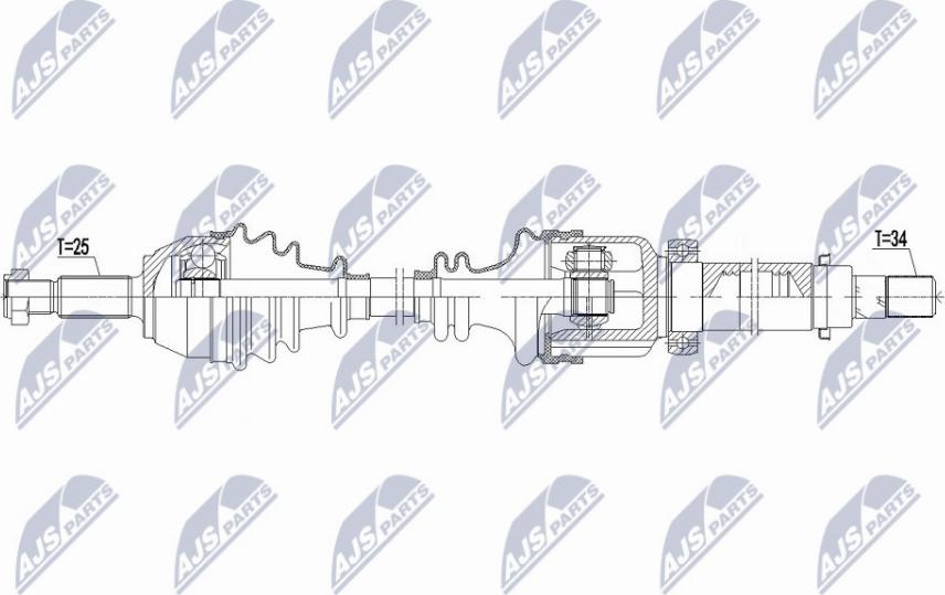 NTY NPW-FR-105 - Sürücü mili furqanavto.az