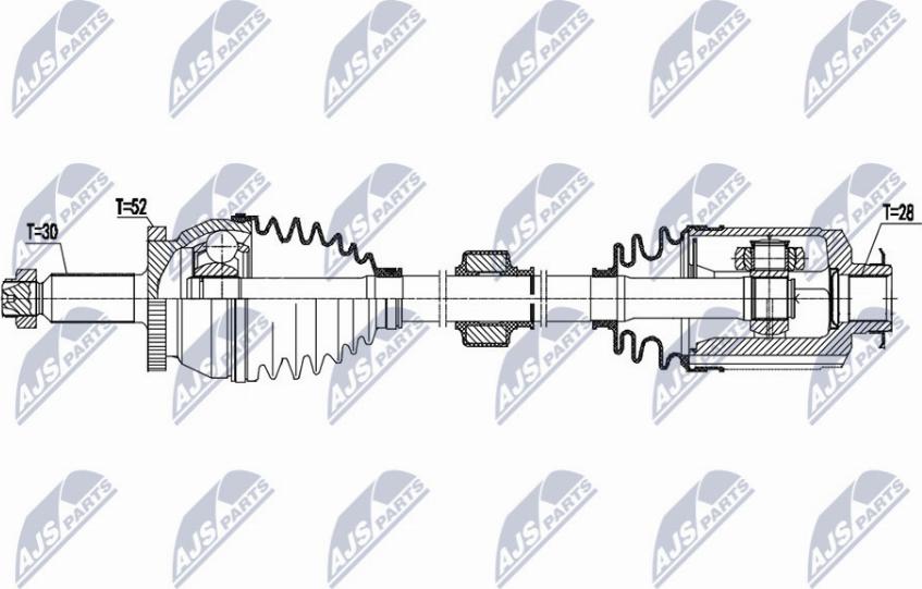 NTY NPW-HY-575 - Sürücü mili www.furqanavto.az