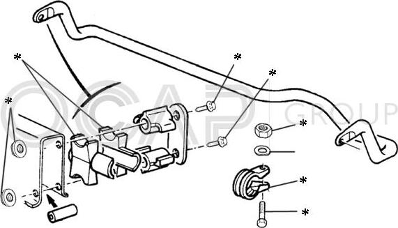 OCAP 0902263 - Təmir dəsti, stabilizator birləşmə çubuğu furqanavto.az