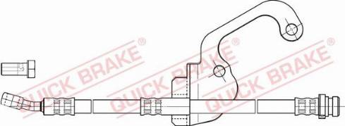 OJD Quick Brake 50.838X - Əyləc şlanqı furqanavto.az