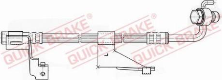 OJD Quick Brake 58.914X - Əyləc şlanqı furqanavto.az