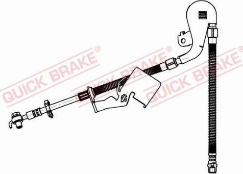 OJD Quick Brake 58.803X - Əyləc şlanqı furqanavto.az