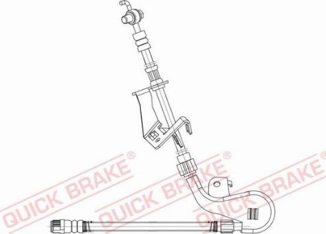 OJD Quick Brake 58.887X - Əyləc şlanqı furqanavto.az