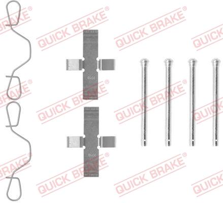 OJD Quick Brake 109-0982 - Disk əyləc pedləri üçün aksesuar dəsti furqanavto.az