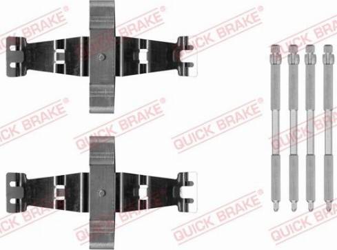 OJD Quick Brake 109-0042 - Disk əyləc pedləri üçün aksesuar dəsti furqanavto.az