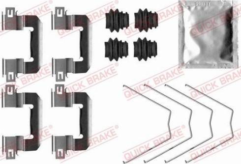 OJD Quick Brake 109-0063 - Disk əyləc pedləri üçün aksesuar dəsti furqanavto.az