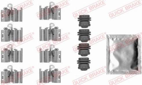 OJD Quick Brake 109-0015 - Disk əyləc pedləri üçün aksesuar dəsti furqanavto.az