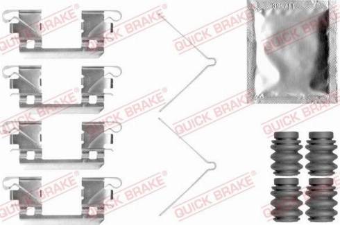 OJD Quick Brake 109-0113 - Disk əyləc pedləri üçün aksesuar dəsti furqanavto.az