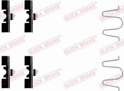 OJD Quick Brake 109-1170 - Disk əyləc pedləri üçün aksesuar dəsti furqanavto.az