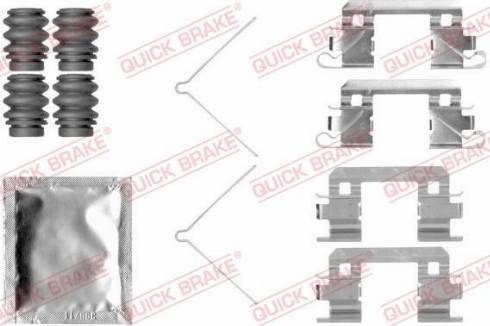 OJD Quick Brake 109-1811 - Disk əyləc pedləri üçün aksesuar dəsti furqanavto.az