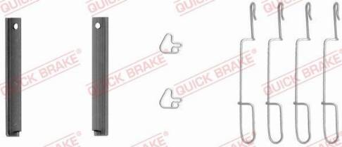 OJD Quick Brake 1091280 - Disk əyləc pedləri üçün aksesuar dəsti furqanavto.az