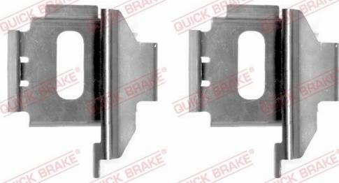 OJD Quick Brake 1091283 - Disk əyləc pedləri üçün aksesuar dəsti furqanavto.az