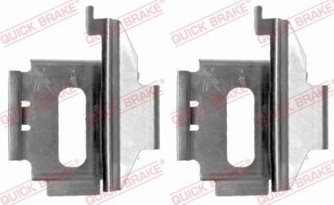 OJD Quick Brake 1091282 - Disk əyləc pedləri üçün aksesuar dəsti furqanavto.az