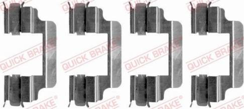 OJD Quick Brake 109-1231 - Disk əyləc pedləri üçün aksesuar dəsti furqanavto.az