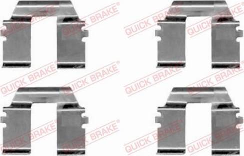 OJD Quick Brake 1091232 - Disk əyləc pedləri üçün aksesuar dəsti furqanavto.az