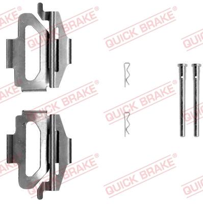 OJD Quick Brake 109-1225 - Disk əyləc pedləri üçün aksesuar dəsti furqanavto.az