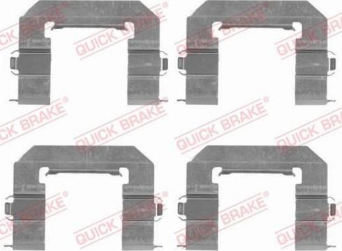 OJD Quick Brake 109-1761 - Disk əyləc pedləri üçün aksesuar dəsti furqanavto.az