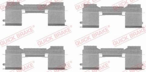 OJD Quick Brake 1091729 - Disk əyləc pedləri üçün aksesuar dəsti furqanavto.az