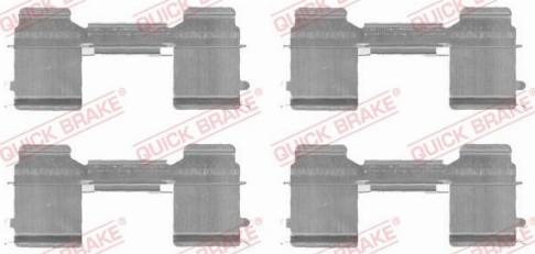 OJD Quick Brake 109-1726 - Disk əyləc pedləri üçün aksesuar dəsti furqanavto.az