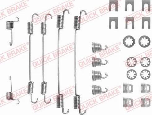 OJD Quick Brake 1050656 - Aksesuar dəsti, əyləc başlıqları furqanavto.az