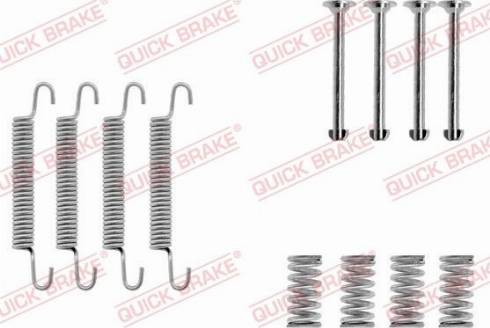 OJD Quick Brake 1050667 - Aksesuar dəsti, dayanacaq əyləci başlıqları furqanavto.az