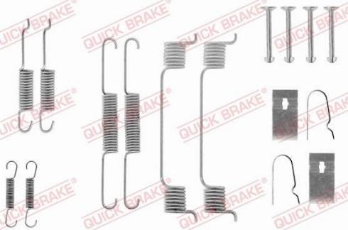 OJD Quick Brake 105-0605 - Aksesuar dəsti, əyləc başlıqları furqanavto.az