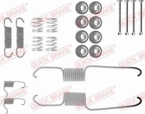 OJD Quick Brake 105-0685 - Aksesuar dəsti, əyləc başlıqları furqanavto.az