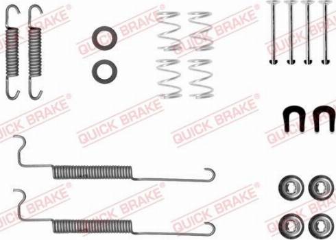 OJD Quick Brake 105-0049 - Aksesuar dəsti, əyləc başlıqları furqanavto.az