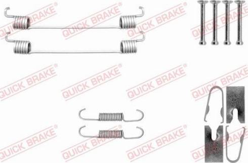 OJD Quick Brake 105-0040 - Aksesuar dəsti, əyləc başlıqları furqanavto.az