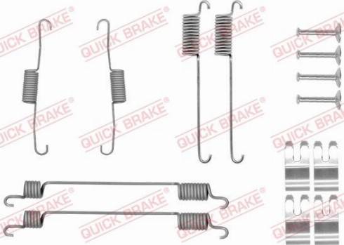 OJD Quick Brake 105-0030 - Aksesuar dəsti, əyləc başlıqları furqanavto.az