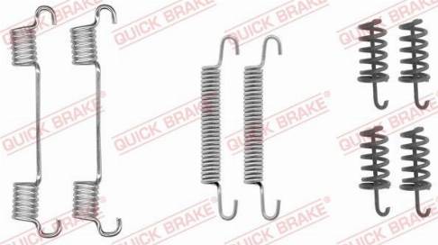 OJD Quick Brake 1050868 - Aksesuar dəsti, dayanacaq əyləci başlıqları furqanavto.az