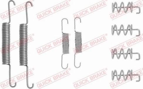 OJD Quick Brake 1050832 - Aksesuar dəsti, dayanacaq əyləci başlıqları furqanavto.az