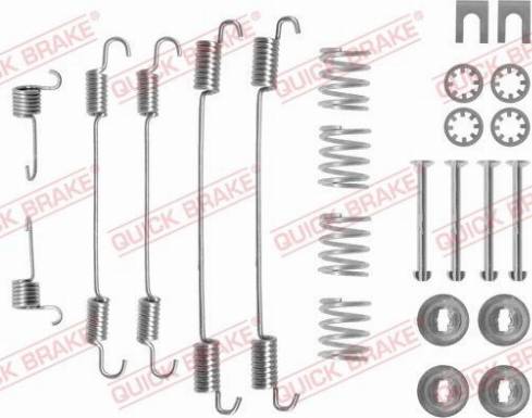 OJD Quick Brake 105-0747 - Aksesuar dəsti, əyləc başlıqları furqanavto.az