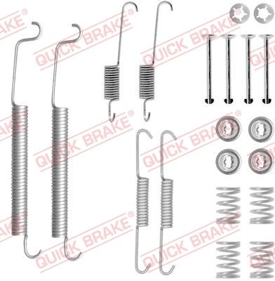 OJD Quick Brake 1050756 - Aksesuar dəsti, əyləc başlıqları furqanavto.az