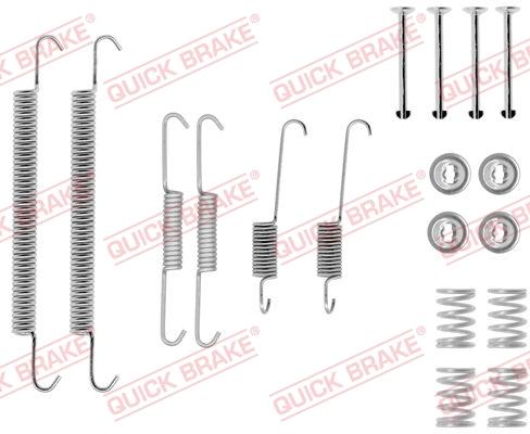 OJD Quick Brake 1050757 - Aksesuar dəsti, əyləc başlıqları furqanavto.az