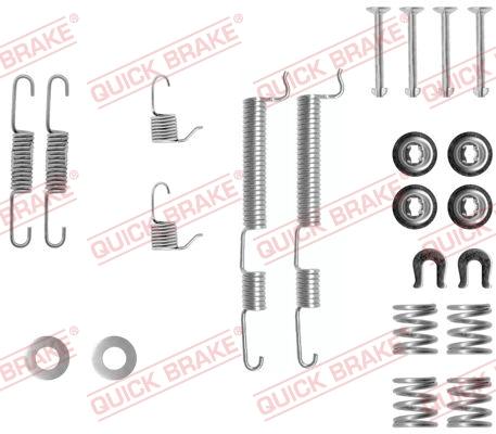 OJD Quick Brake 1050765 - Aksesuar dəsti, əyləc başlıqları furqanavto.az