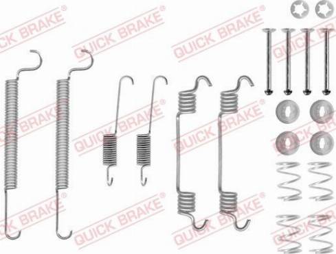 OJD Quick Brake 1050766 - Aksesuar dəsti, əyləc başlıqları furqanavto.az