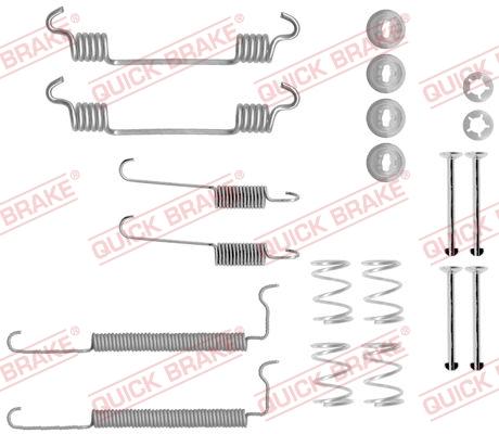 OJD Quick Brake 105-0710 - Aksesuar dəsti, əyləc başlıqları furqanavto.az