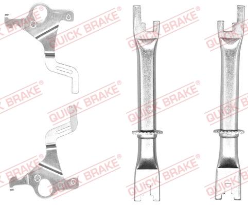 OJD Quick Brake 111 53 005 - Əyləc altlığı dəsti, əyləc diski furqanavto.az