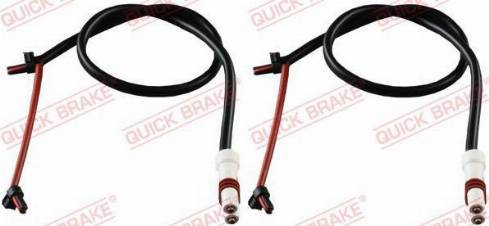 OJD Quick Brake WS 0349 A - Xəbərdarlıq Kontakt, əyləc padinin aşınması furqanavto.az