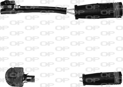 Open Parts AK3135.00 - Xəbərdarlıq Kontakt, əyləc padinin aşınması furqanavto.az