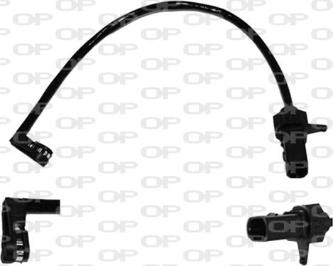 Open Parts AK3123.00 - Xəbərdarlıq Kontakt, əyləc padinin aşınması www.furqanavto.az