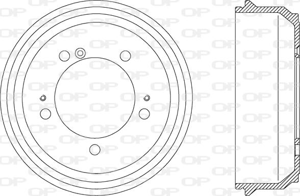 Open Parts BAD9046.10 - Əyləc barabanı furqanavto.az