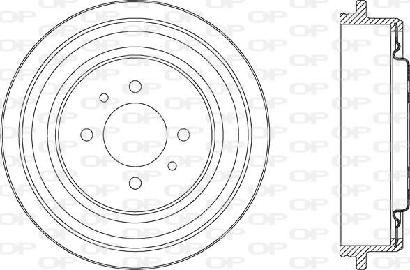 Open Parts BAD9042.20 - Əyləc barabanı furqanavto.az